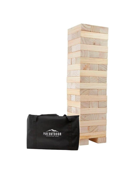 Torre de Caída Gigante Monoprice 56 Piezas Madera 0.61m a 1.52m