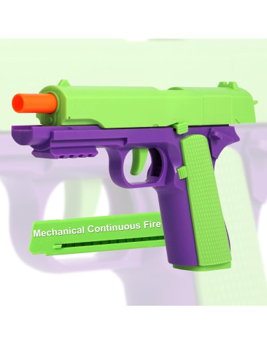 Pistola de Juguete Automática SYAMZZMS con Eyectores de Casquillos