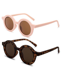 Gafas de sol redondas COASION UV400 para niños 2-10 años