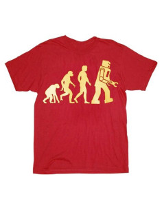 Camiseta de Hombre The Big Bang Theory Bazinga! Rojo XXL