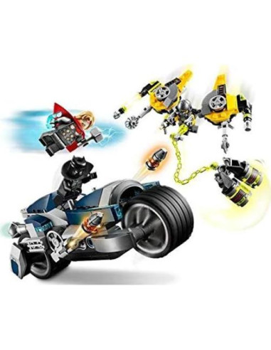 LEGO Marvel Avengers Moto Speeder Pantera Negra y Thor 226 Pzs
