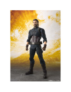 Figura Capitán América S.H. Figuarts 155mm PVC/ABS 2