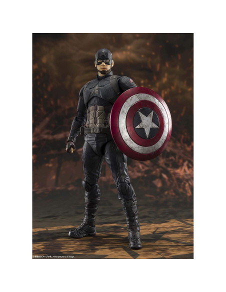 Figura de Acción S.H. Figuarts Capitán América 15 cm - Vengadores