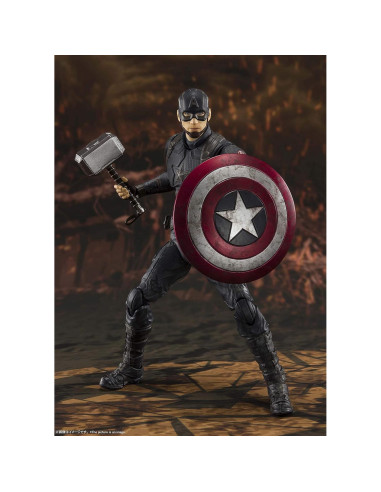 Figura de Acción S.H. Figuarts Capitán América 15 cm - Vengadores