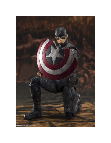 Figura de Acción S.H. Figuarts Capitán América 15 cm - Vengadores
