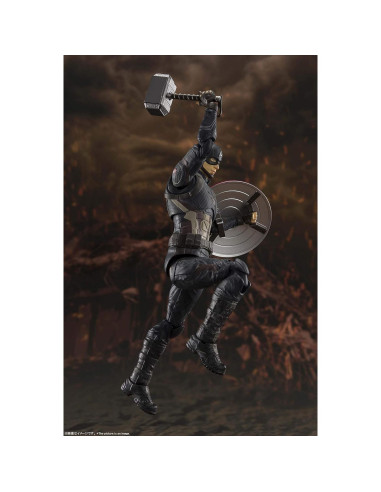 Figura de Acción S.H. Figuarts Capitán América 15 cm - Vengadores