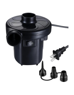 Bomba de Aire Eléctrica Aiwhfqdz 130W Portátil con 4 Boquillas