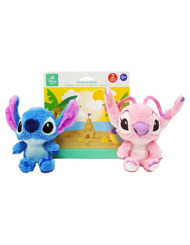 Peluches Disney Baby Lilo & Stitch Cuteeze 2 Pack 15 cm