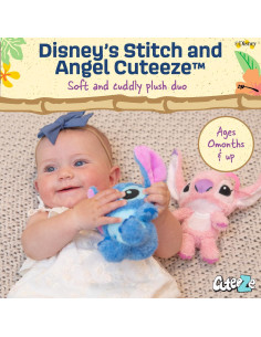 Peluches Disney Baby Lilo & Stitch Cuteeze 2 Pack 15 cm 2