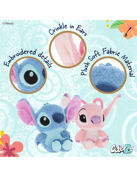 Peluches Disney Baby Lilo & Stitch Cuteeze 2 Pack 15 cm