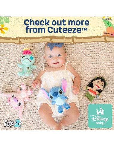 Peluches Disney Baby Lilo & Stitch Cuteeze 2 Pack 15 cm