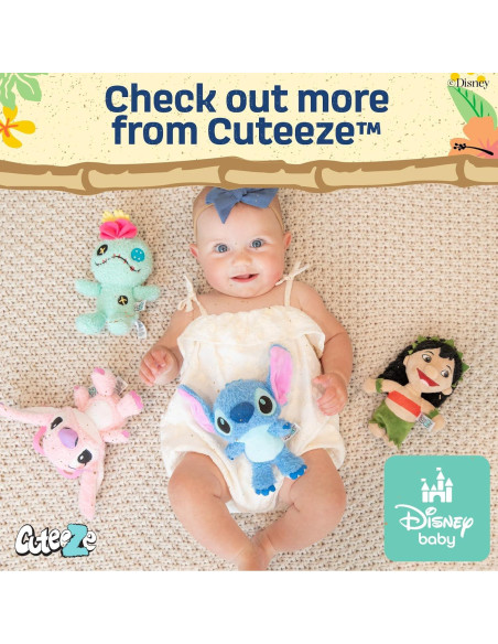 Peluches Disney Baby Lilo & Stitch Cuteeze 2 Pack 15 cm