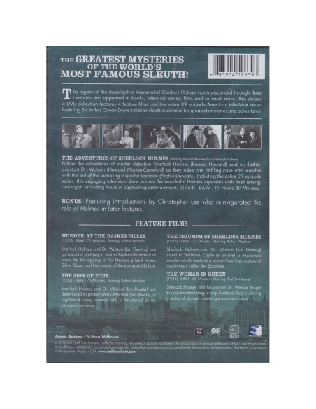 Las Aventuras de Sherlock Holmes - Serie Completa en DVD