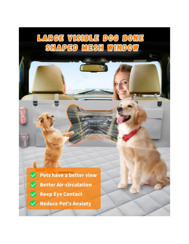 Funda de Asiento para Perro QINGTI - Hamaca a Prueba de Agua