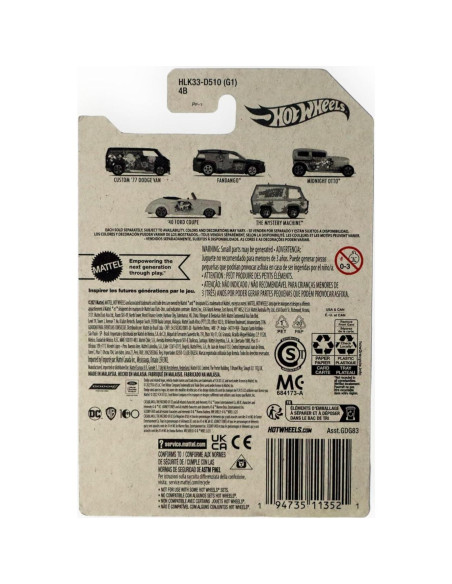 Hot Wheels La Máquina Misteriosa 1:64 Mattel