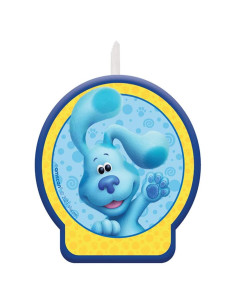 Vela de Cumpleaños Amscan Blues Clues 6.6x6.1 cm Azul