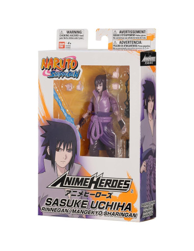 Figura de Acción Uchiha Sasuke Rinnegan Bandai 16,5 cm