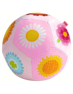 Pelota Suave HABA para Bebés 14 cm Rosa - Juguete Sensorial