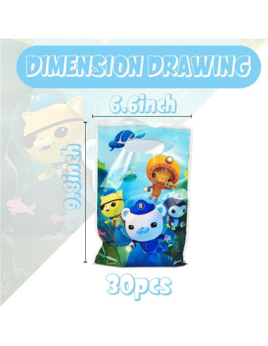 Bolsas de Regalo de Fiesta Octo 30 Pcs Ecológicas