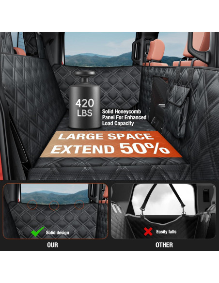 Extensor de Asiento Trasero para Perros Surfcabin 149x76 cm