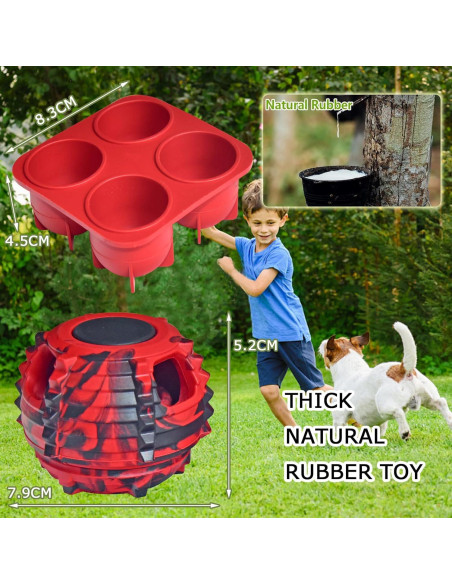 Juguete Interactivo para Perros XHX - Caucho Natural 8.9x5.1 cm