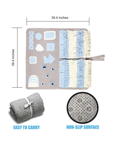 Alfombra de Olfato para Perros Stellaire Chern 100x100 cm