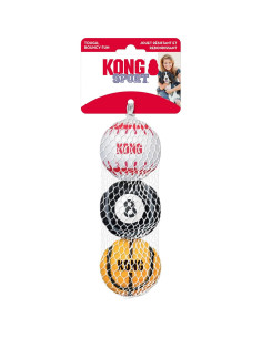 Pelotas Deportivas KONG Medianas - Paquete de 3 Resistentes 2
