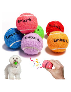 Pelotas de Tenis Mini Squeaky BundleBee - 6 Unidades 3.81 cm