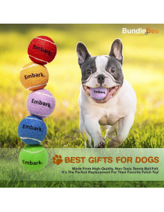 Pelotas de Tenis Mini Squeaky BundleBee - 6 Unidades 3.81 cm 2