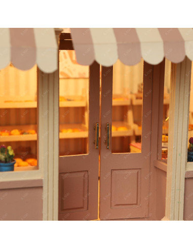 Casa de Muñecas de Madera iLAND 1:12 para Manualidades