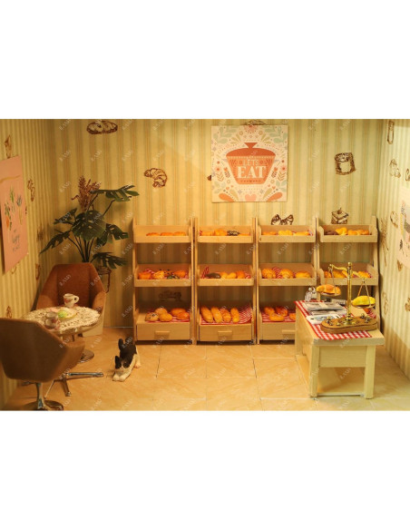 Casa de Muñecas de Madera iLAND 1:12 para Manualidades