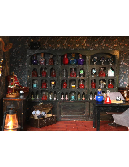 Casa de Muñecas de Madera iLAND 1:12 para Manualidades