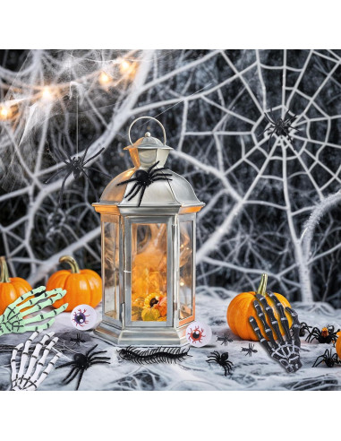 174 Piezas Juguetes de Broma Insectos Falsos Halloween Wayyogh