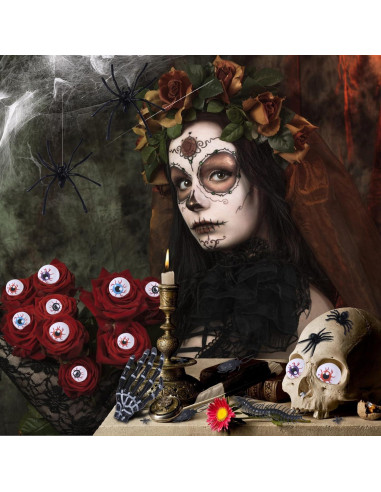 174 Piezas Juguetes de Broma Insectos Falsos Halloween Wayyogh