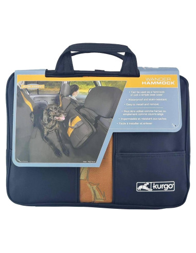 Hamaca para Perros Kurgo Wander 139x142 cm Negra Resistente