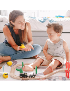 Conjunto 36 Mini Patitos de Goma Ferraycle Brillan en la Oscuridad 2