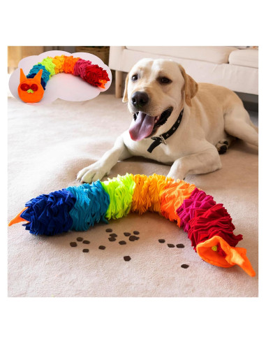 Juguete de rompecabezas para perros Ablechien Serpiente 66cm