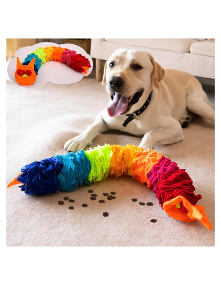 Juguete de rompecabezas para perros Ablechien Serpiente 66cm