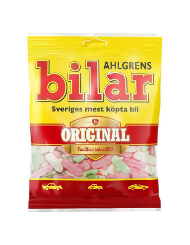 Dulces Ahlgrens Bilar Original 125g - Autos de Malvavisco