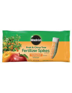 Picos de Fertilizante Miracle-Gro para Árboles Frutales 12 Unidades