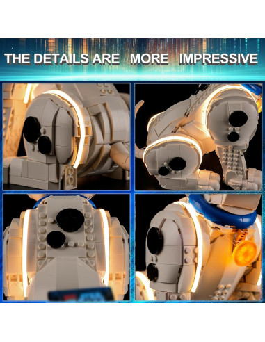 Kit de Luz LED Mililier para Lego 43269 Casa del Cerdito