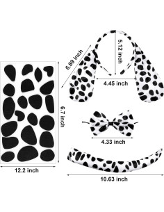 Disfraz de Perro Dálmata WILLBOND con Diadema y Pajarita 2