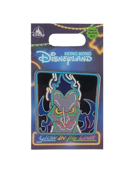 Pin de Disney Hades - Brilla en la Oscuridad 4.45cm HKDL