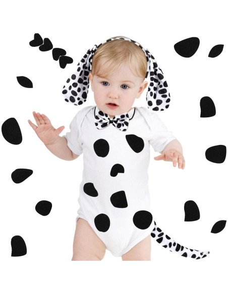 Disfraz de Perro Dálmata WILLBOND con Diadema y Pajarita