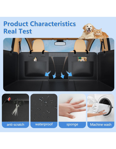 Funda de Asiento para Perros YFChangle - Impermeable y Antideslizante Funda de Asiento para Perros YFChangle - Impermeable y Antideslizante