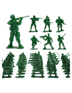 Figuras de Acción Soldados Verdes PROLOSO - Paquete de 144