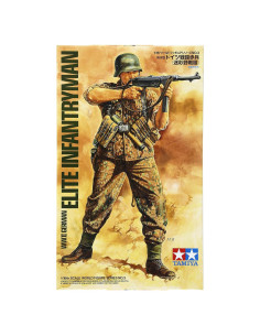 Tamiya 1:16 Modelo Infantería Alemana WWII con Ametralladora