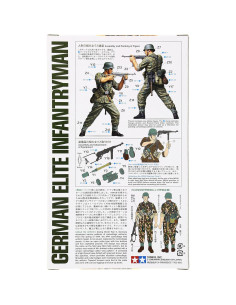 Tamiya 1:16 Modelo Infantería Alemana WWII con Ametralladora 2