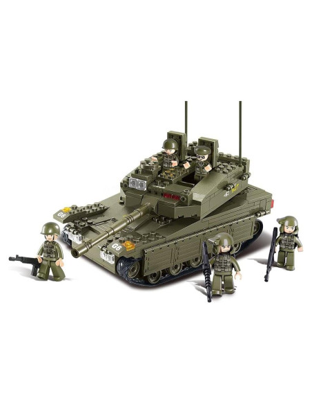 Set de Bloques de Construcción Sluban Tanque Merkava 344 Piezas