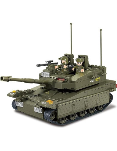 Set de Bloques de Construcción Sluban Tanque Merkava 344 Piezas